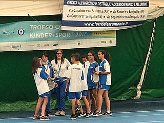 La squadra del tamburello Under 14 di Mombaroccio