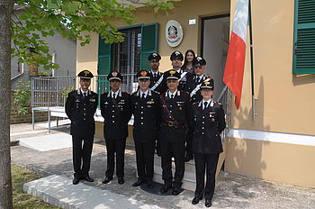 La visita a Mombaroccio del Generale Comandante dell'Arma dei Carabinieri.
